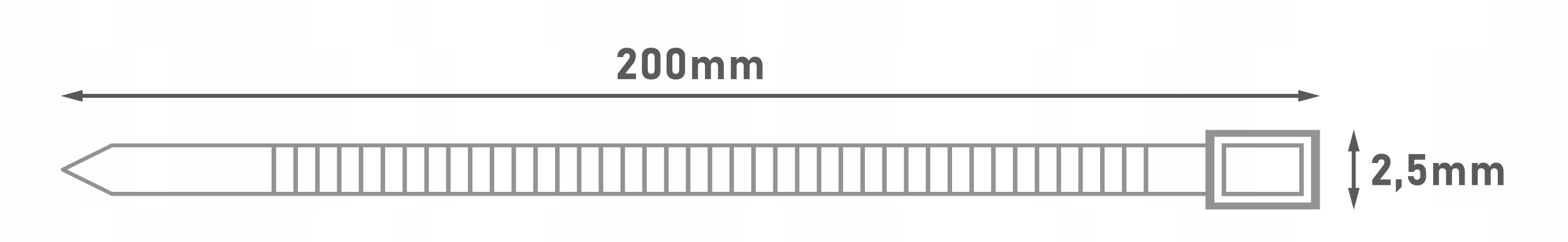 Montis Opaski zaciskowe Montis czarne 2,5x200mm – Niezastąpione narzędzie do organizacji kabli