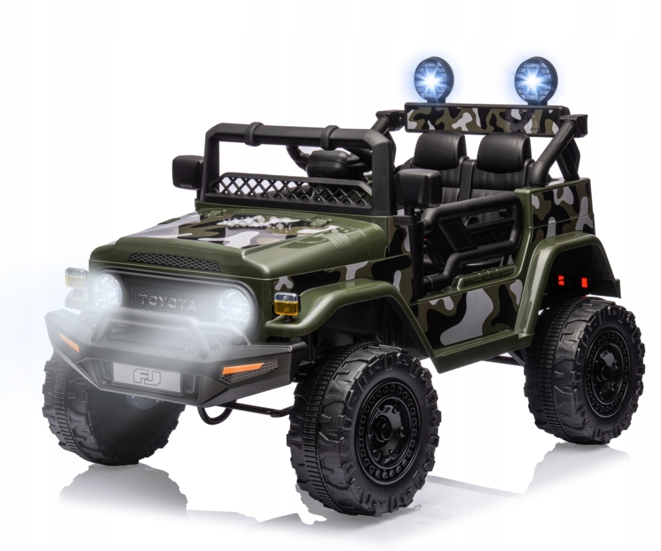Pojazd na akumulator Toyota FJ Cruiser Army – Imponujące auto terenowe dla dzieci