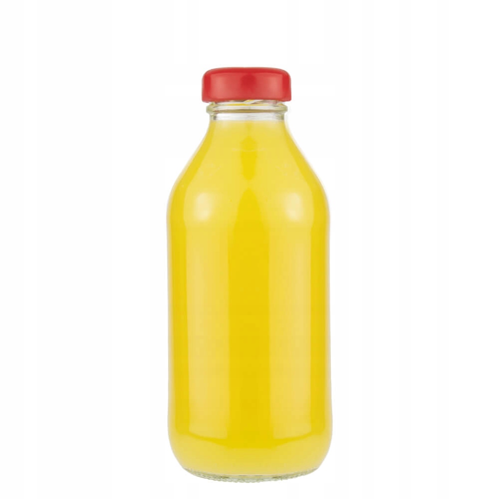 Butelka na sok soczek syrop 330ml + WIECZKO – Idealna do domowych napojów