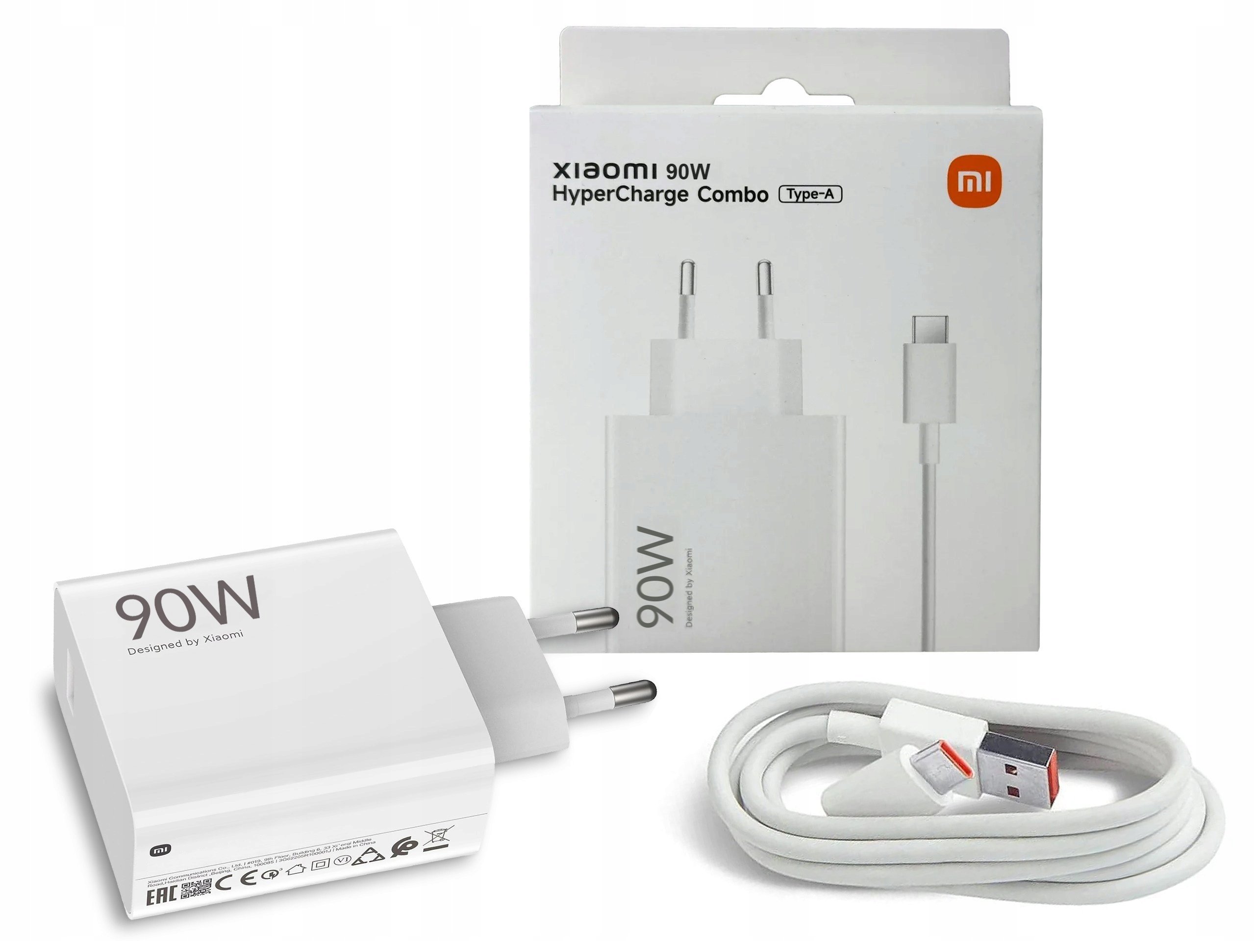Ładowarka Xiaomi 90W HyperCharge Combo USB-A GaN – Szybkie i wydajne ładowanie
