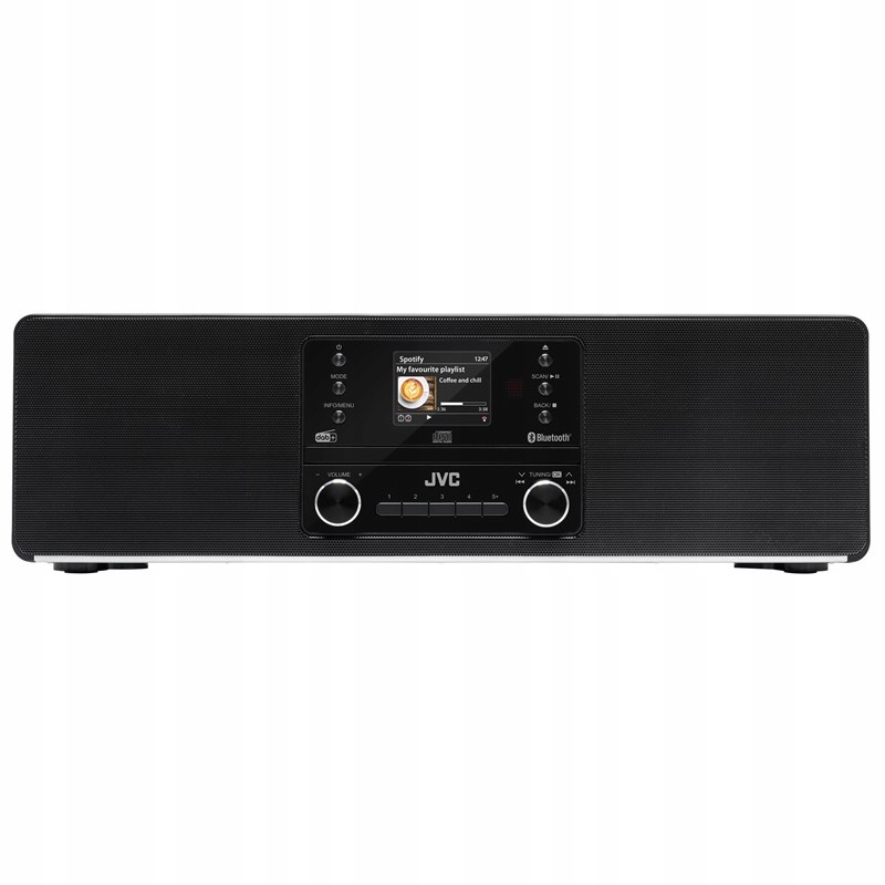 Mini Wieża JVC All In One RD-E984B – Nowoczesny system audio do każdego wnętrza