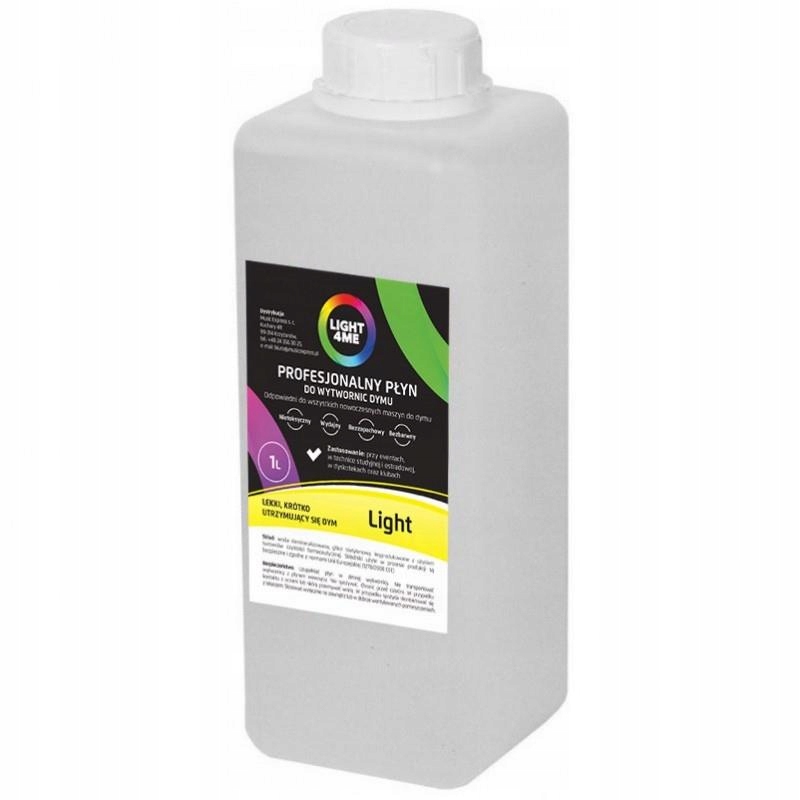 LIGHT4ME Fog Liquid Light 1L – Profesjonalny płyn do wytwornic dymu