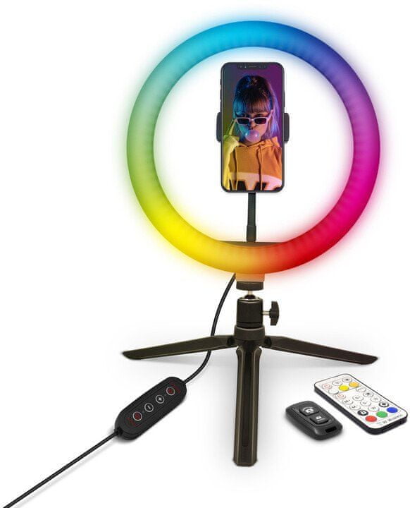 Lampa pierścieniowa Yenkee YSM 710 – Idealne oświetlenie do streamingu