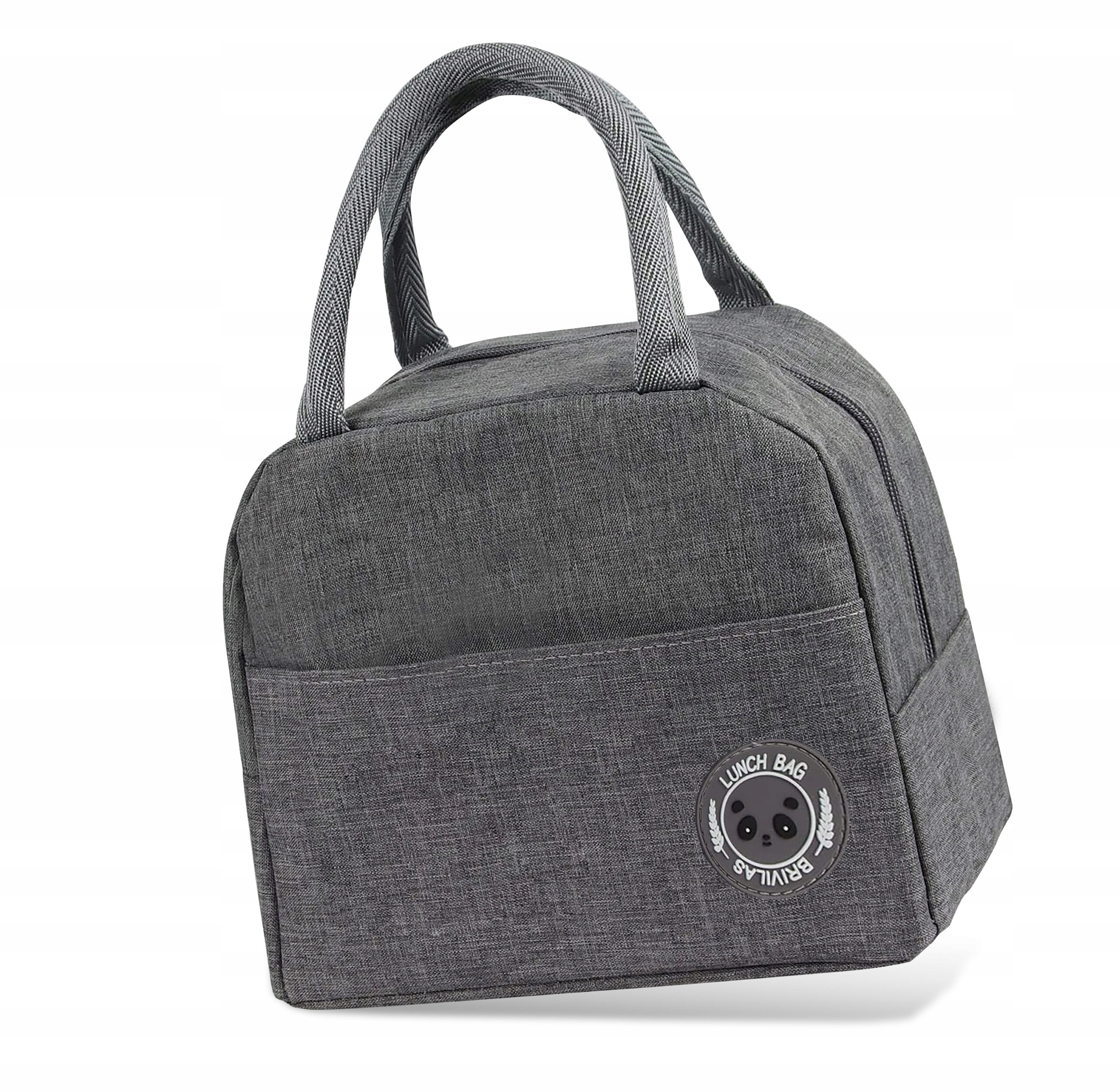 Torba termiczna na lunch box śniadaniowa z uchwytami 23 x 20 x 11 cm – Idealne rozwiązanie dla aktywnych