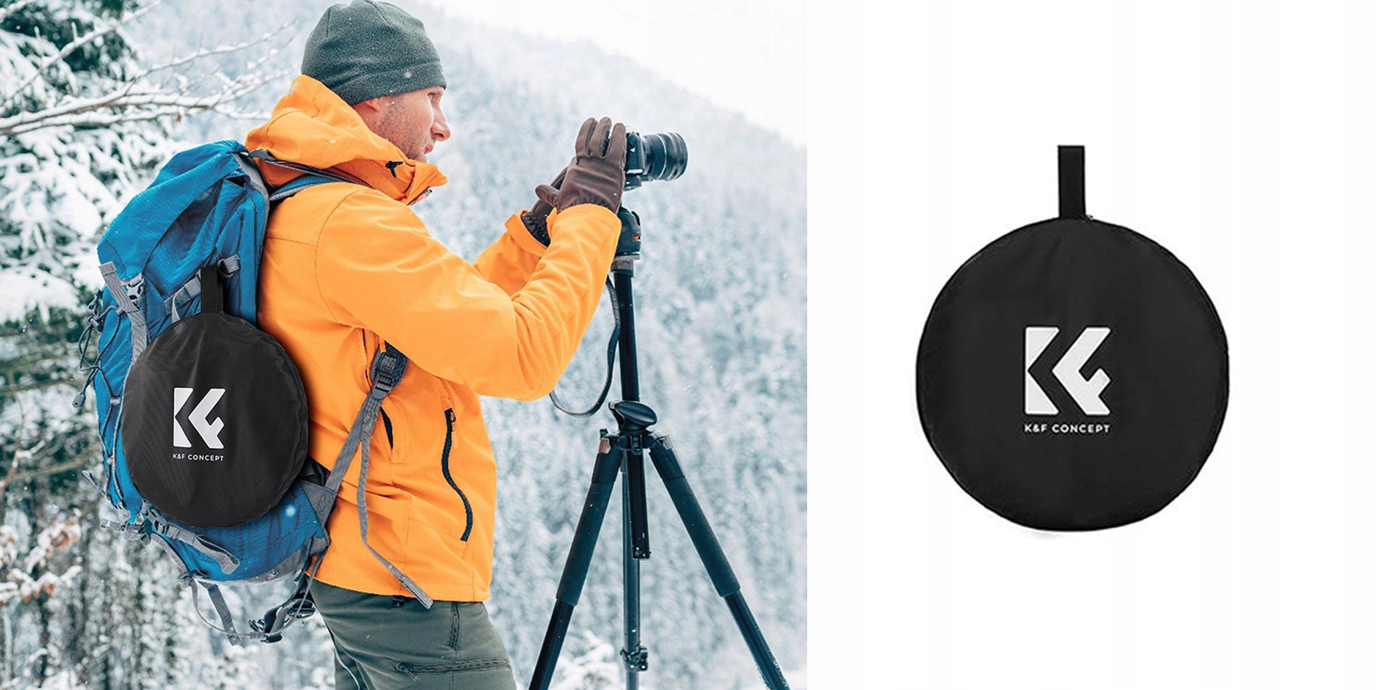 Blenda Fotograficzna z Uchwytem 5w1 Okrągła 110cm DYFUZOR – Idealne narzędzie dla każdego fotografa