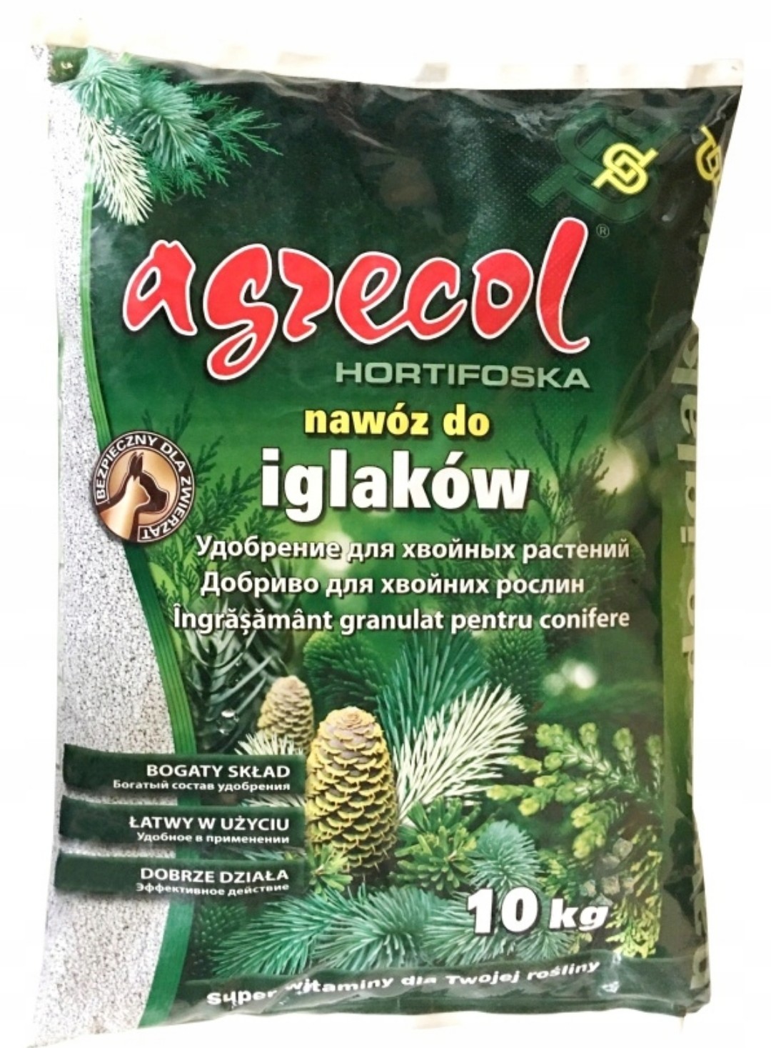 Granulowany nawóz mineralny do iglaków i drzew ozdobnych