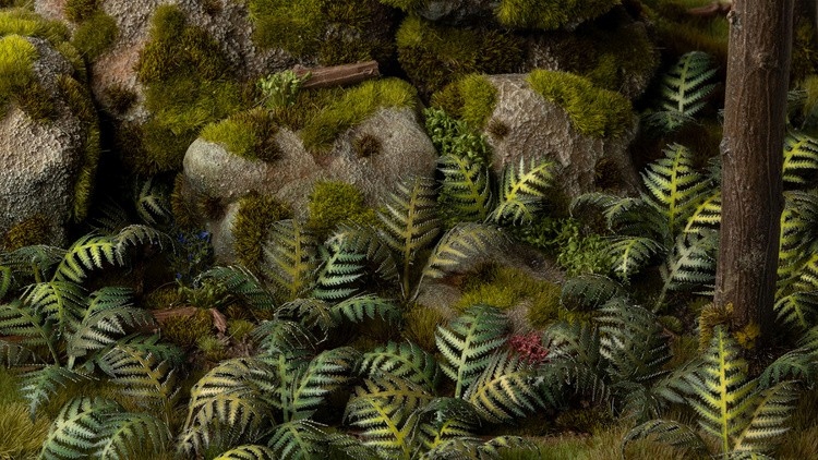 Gamers Grass: Laser Plants - Bracken - Paproć (22szt.) – Idealny dodatek do Twoich modeli