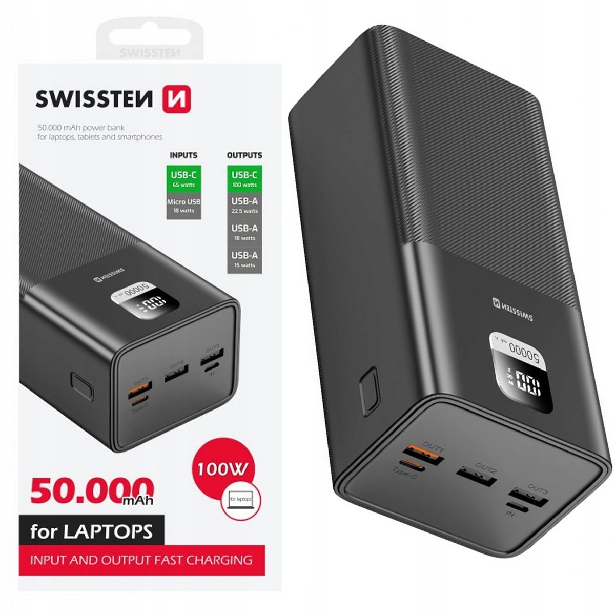 Wiele wyjść USB dla wygodnego ładowania