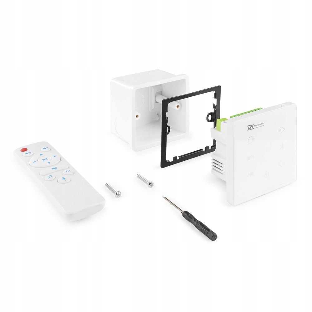Wzmacniacz audio Powerline A50W BT do montażu ściennego – Elegancja i funkcjonalność w jednym