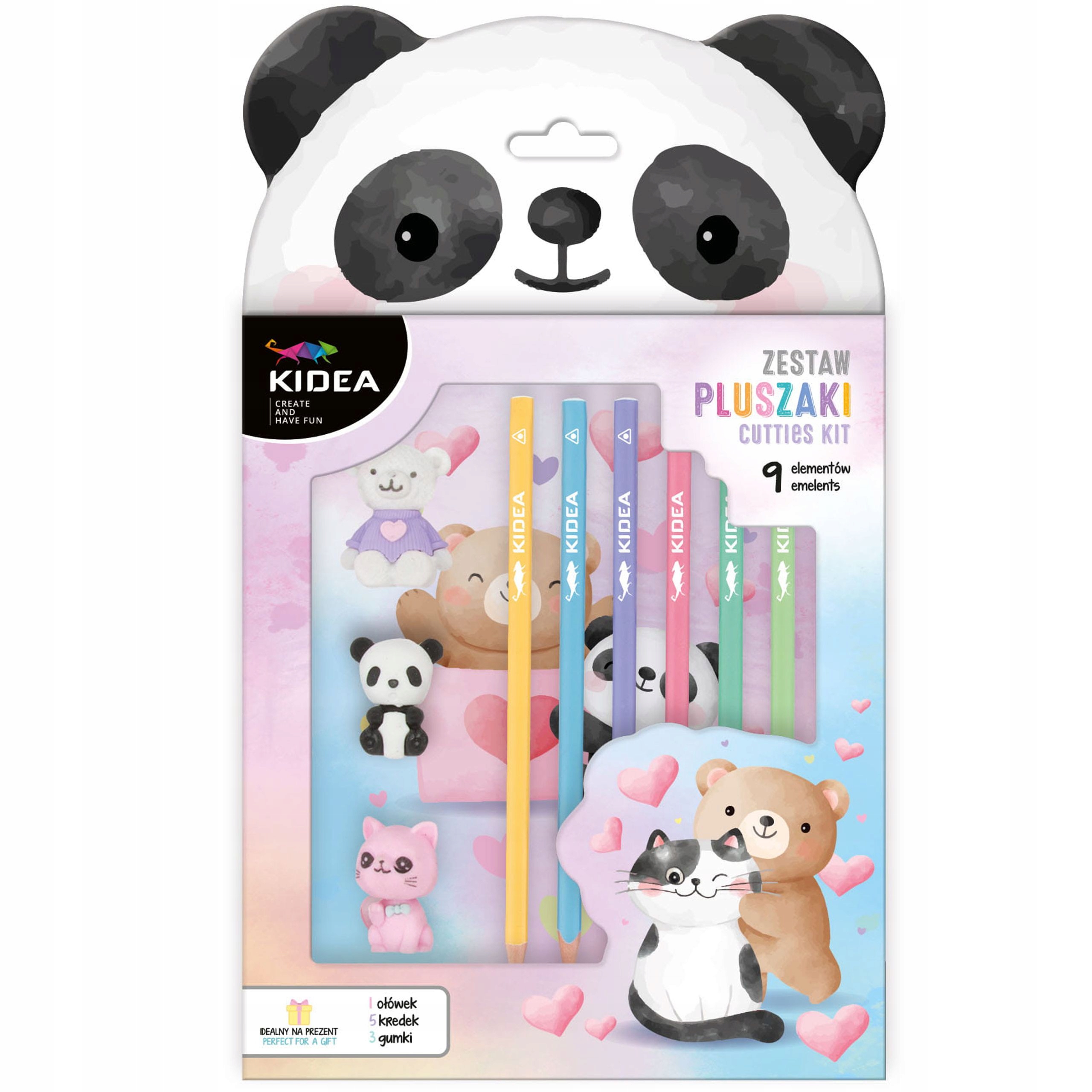Derform ZEST ART 9EL PLUSZAKI KID DERF WB – Idealny zestaw dla każdego ucznia