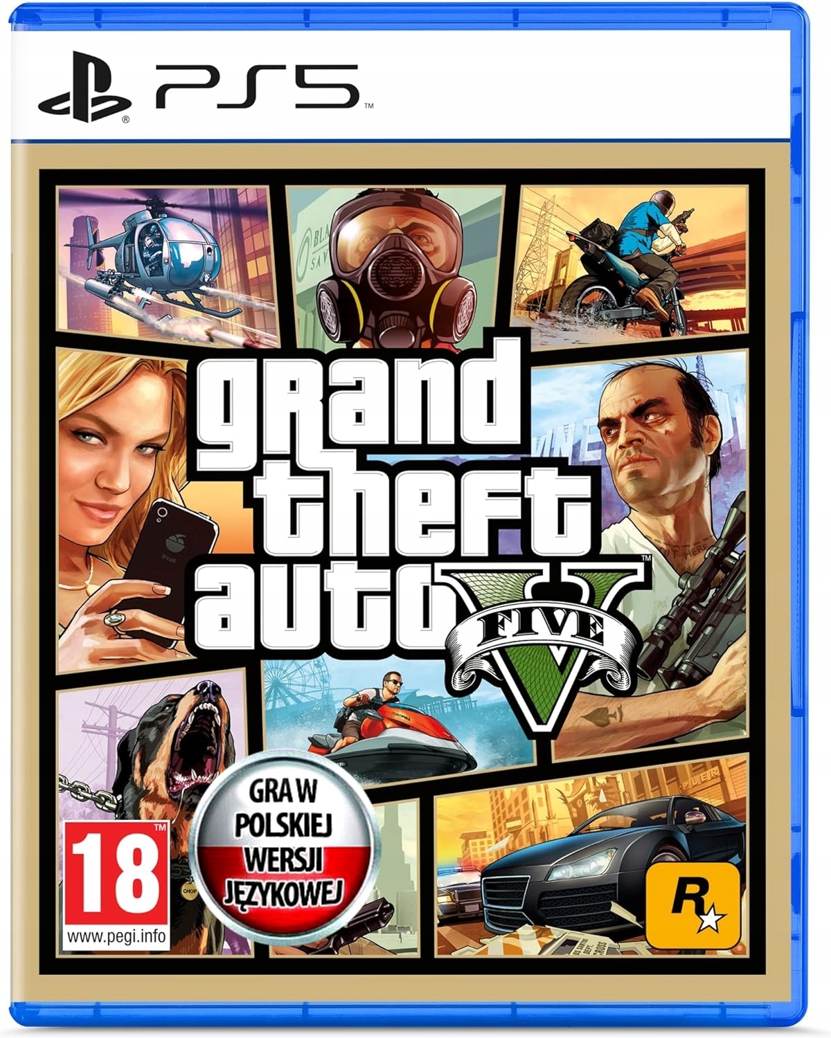 Grand Theft Auto V Next-Gen (PS5) – Przeżyj niezapomniane przygody w Los Santos