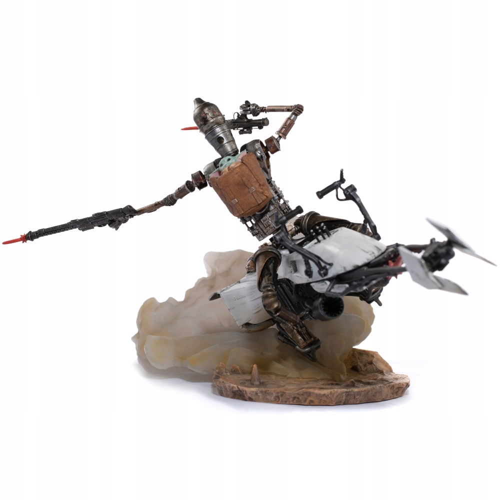 Figurka Scale75 Iron Studios The Mandalorian - IG-11 i Dziecko w skali 1/10
