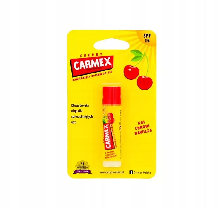 Carmex Pomadka ochronna w sztyftcie Cherry 4g – Twoja tajna broń w walce z suchymi ustami