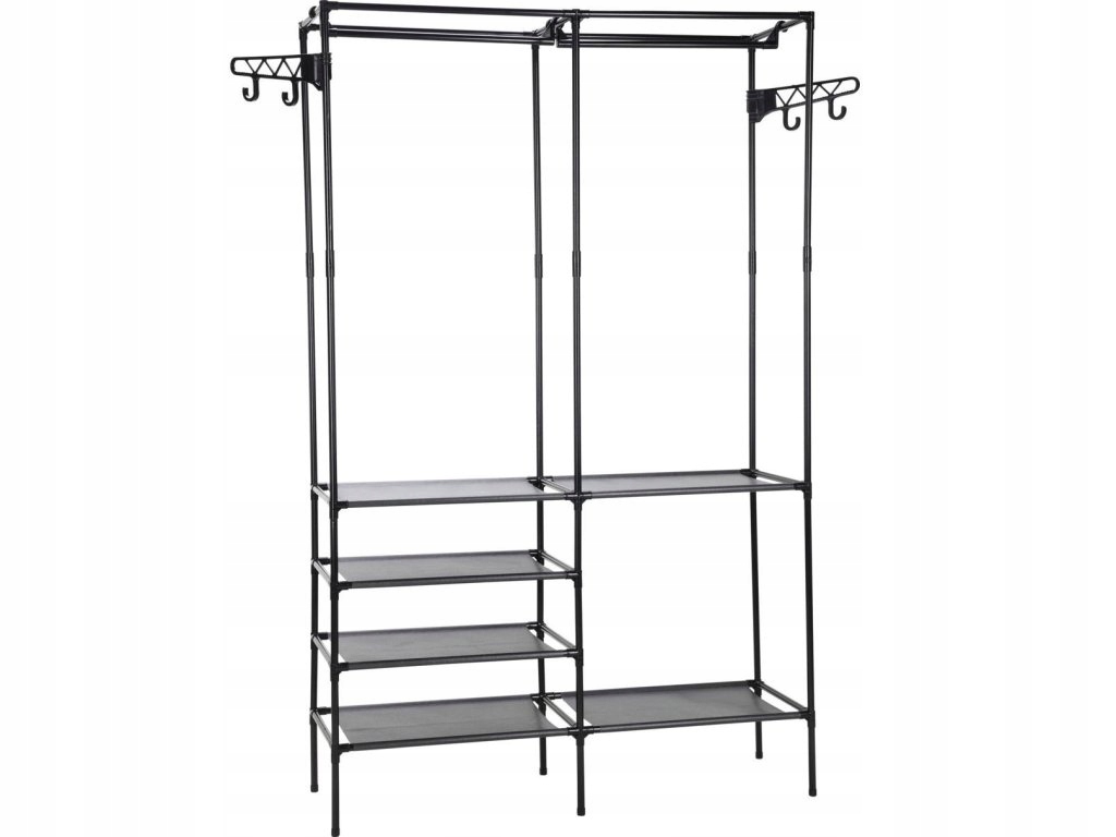 Wieszak stojący na ubrania Storage Solutions – Idealne rozwiązanie do przechowywania