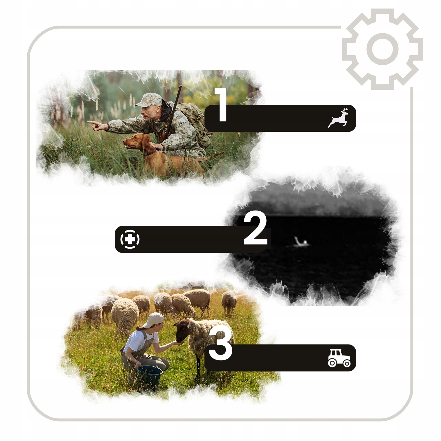 Funkcja zoomu: powiększenie od 1X do 8X