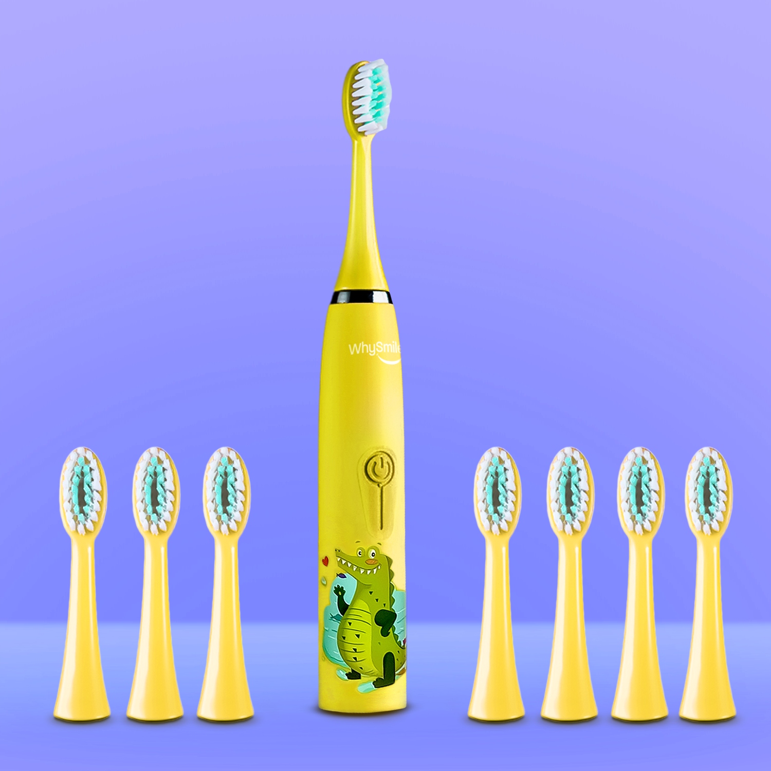 Szczoteczka elektryczna dla dzieci Teeth-1 Żółta – Radosne mycie zębów