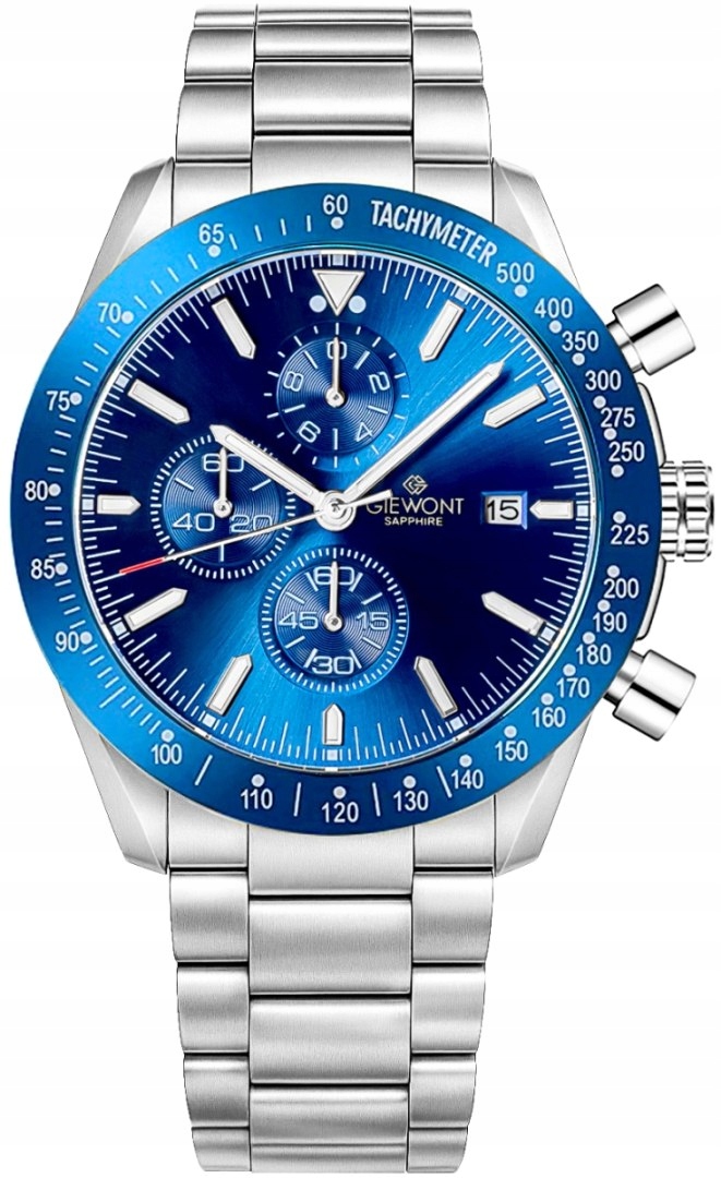 Zegarek Męski Chronograph Sapphire Srebrno Niebieski GW8720-B3 – Elegancja i nowoczesność w jednym