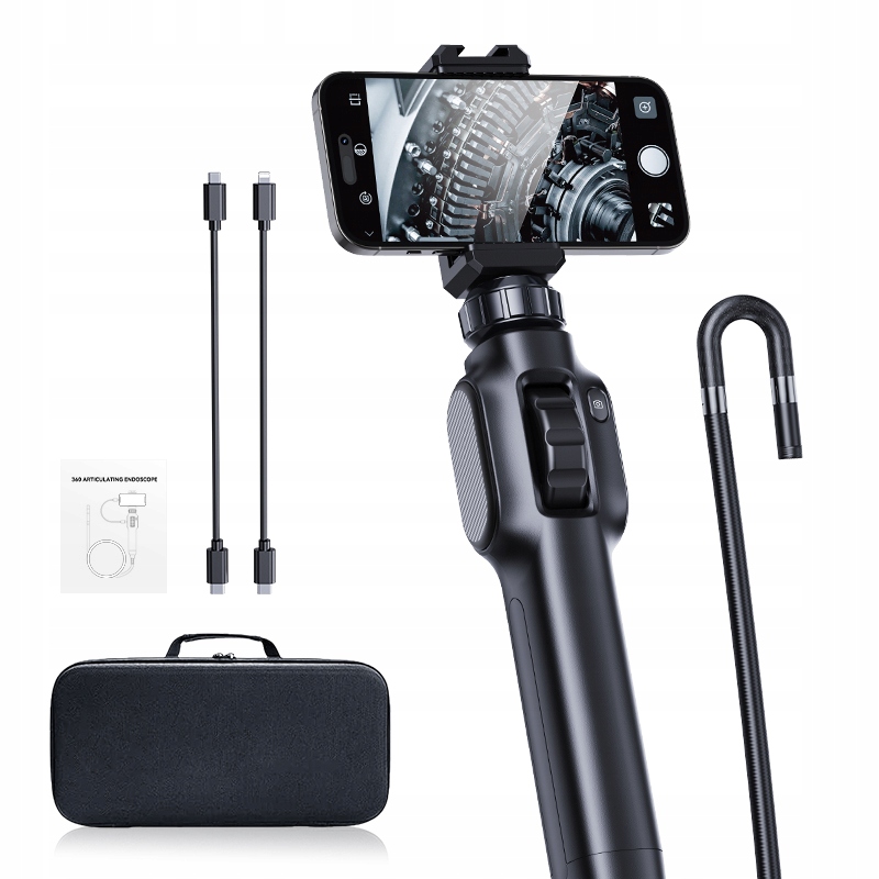 Kamera endoskopowa 8,5mm 360° 3m sztywny kabel S43-OTG – Innowacyjne narzędzie do inspekcji