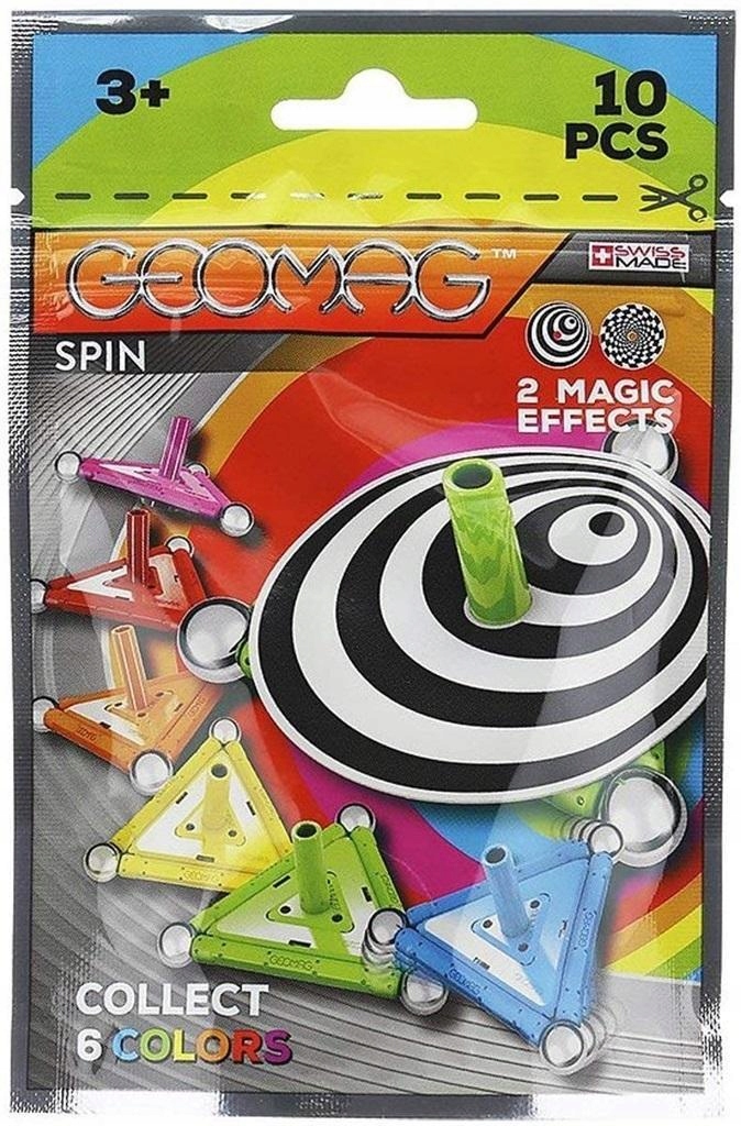 GEOMAG Klocki magnetyczne 10 el spinner – Kreatywna zabawa dla dzieci