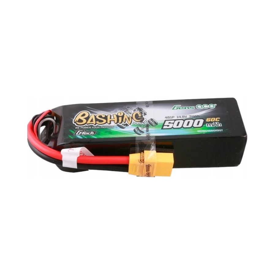 Akumulator G-Tech 5000mAh 14.8V 4S1P 60C Lipo z konektorem XT90 – Wydajność dla modeli RC