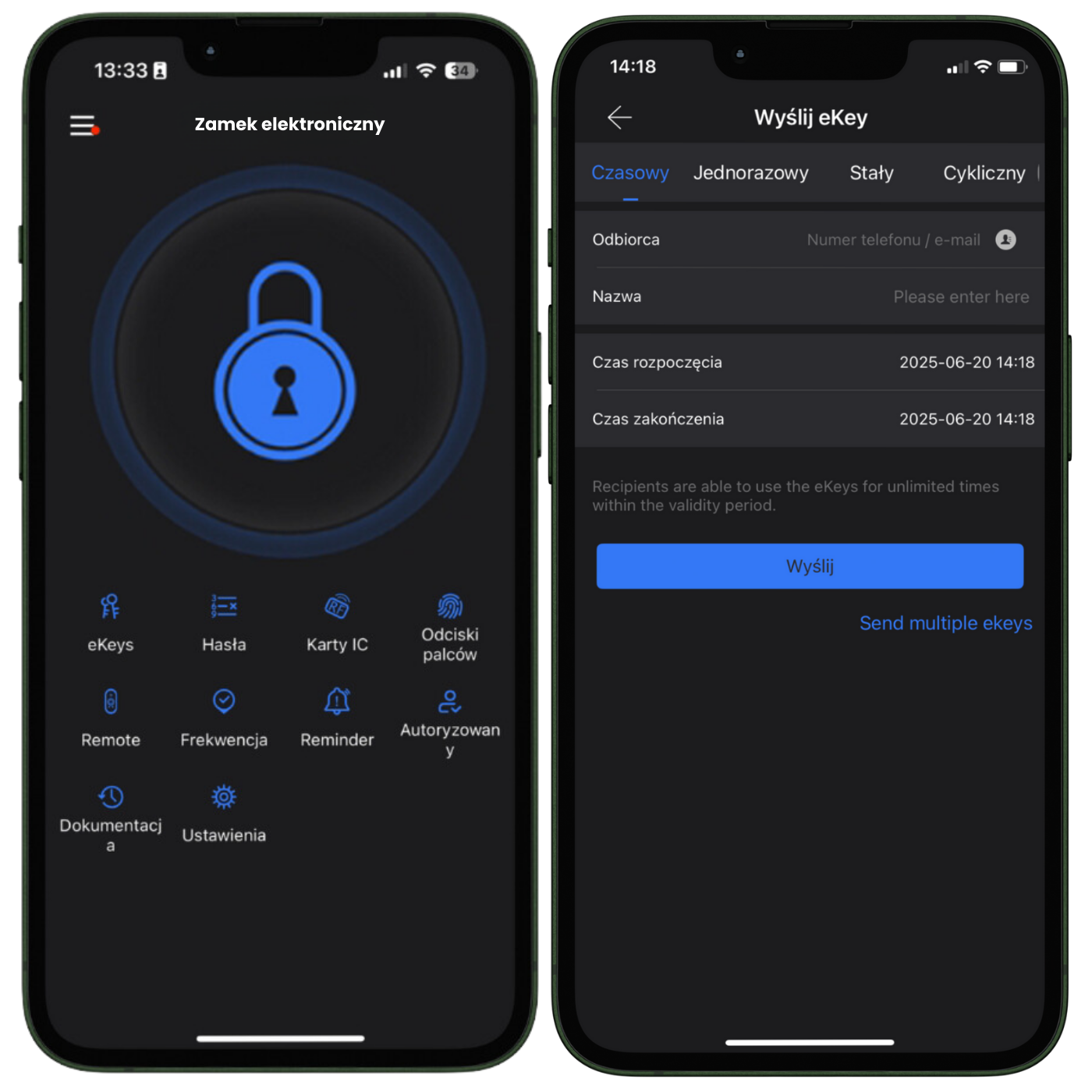 Inteligentny system kontroli dostępu z aplikacją TTLock