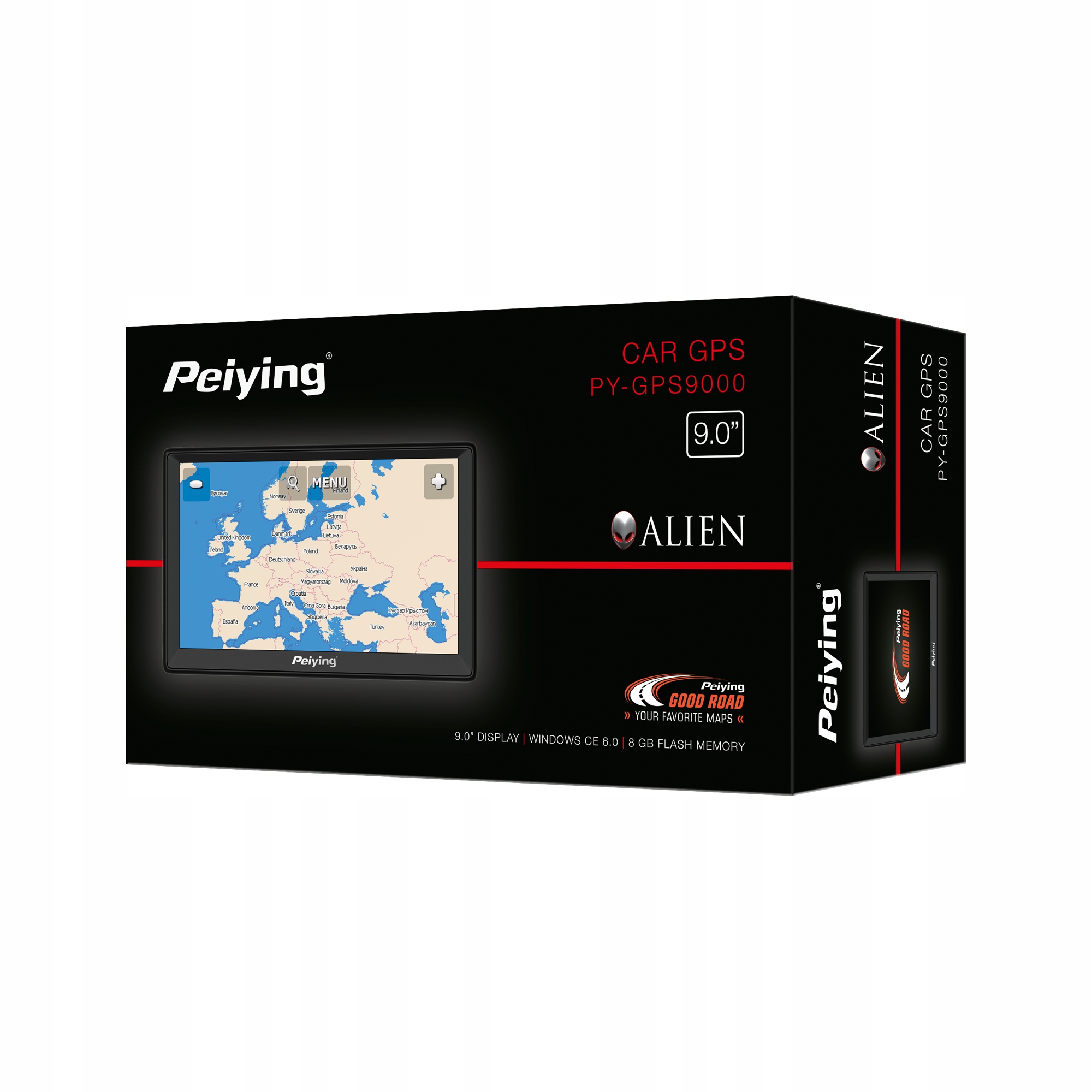 Nawigacja GPS Peiying Alien PY-GPS9000 + Mapa EU – Twoje wszechstronne wsparcie w podróży