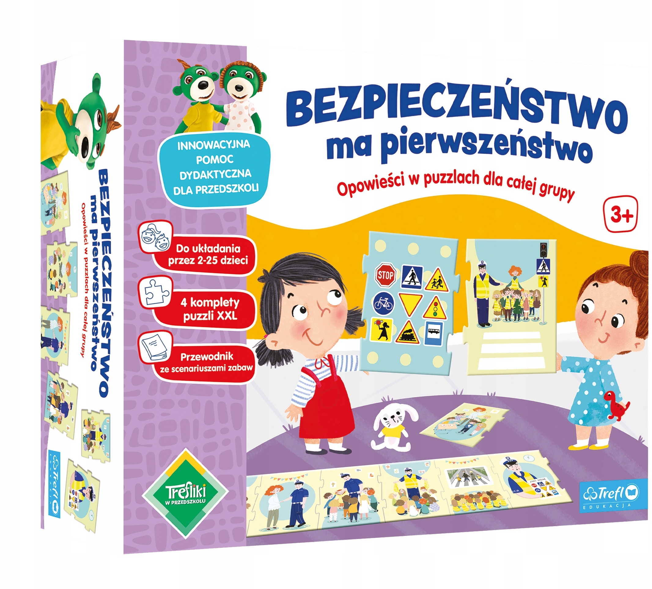 Puzzle Bezpieczeństwo ma pierwszeństwo! – Edukacyjna zabawa dla dzieci