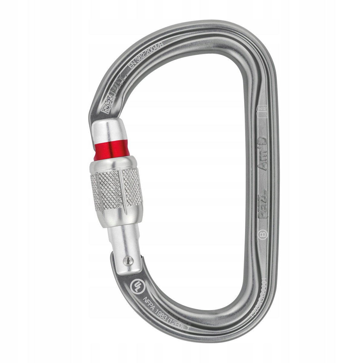 Karabinek Petzl AMD M34 Gray – Lekkość i wytrzymałość w jednym