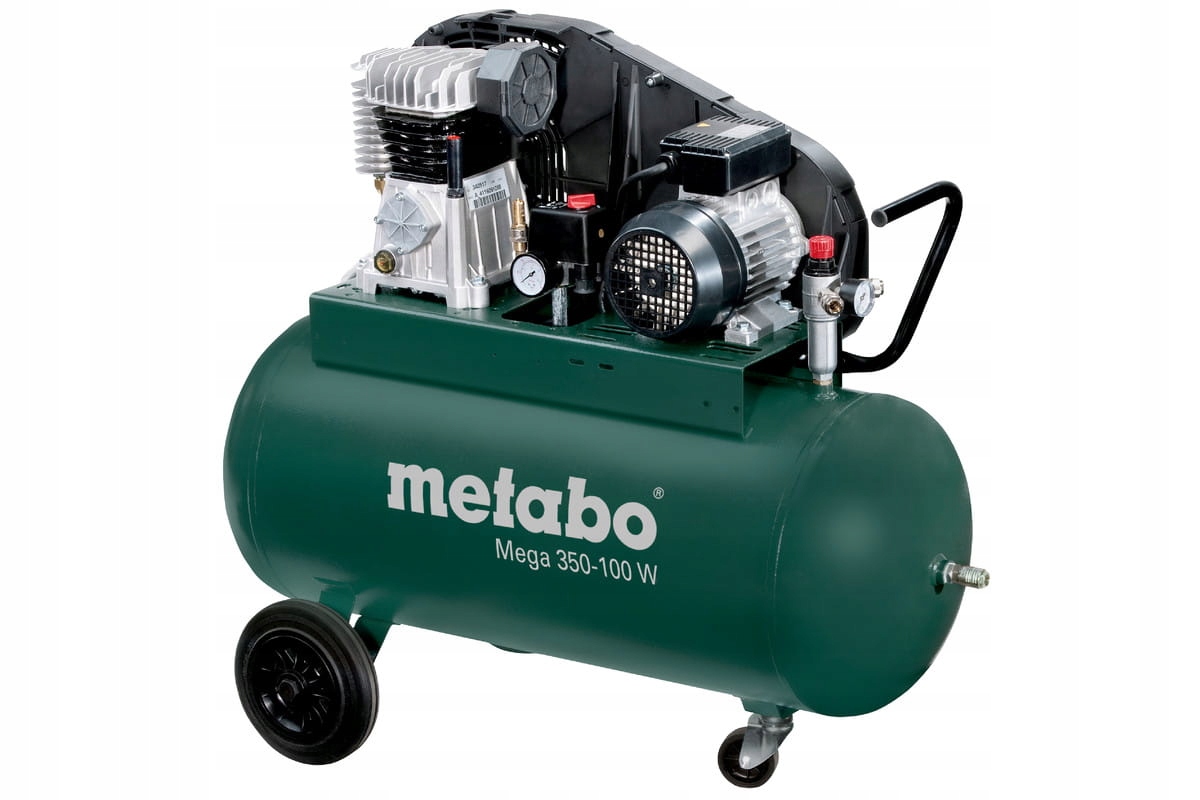 Sprężarka olejowa Metabo Mega 350-100 W – Wydajność i niezawodność w każdym warsztacie