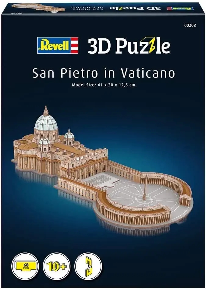 Revell puzzle przestrzenne 3D Bazylika św. Piotra Watykan 68 ele68 ZA5435 – Stwórz własną miniaturę