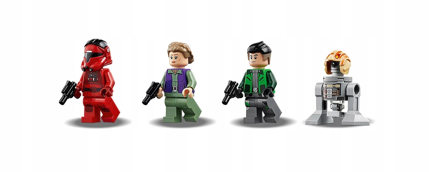 Minifigurki LEGO® Star Wars™ w zestawie – Major Vonreg, Kaz Xiono i Generał Leia