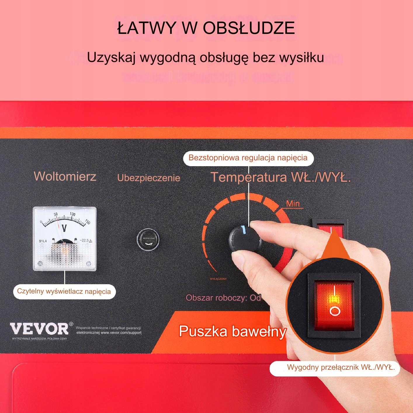 Precyzyjna regulacja temperatury – Eksperymentuj z różnymi smakami