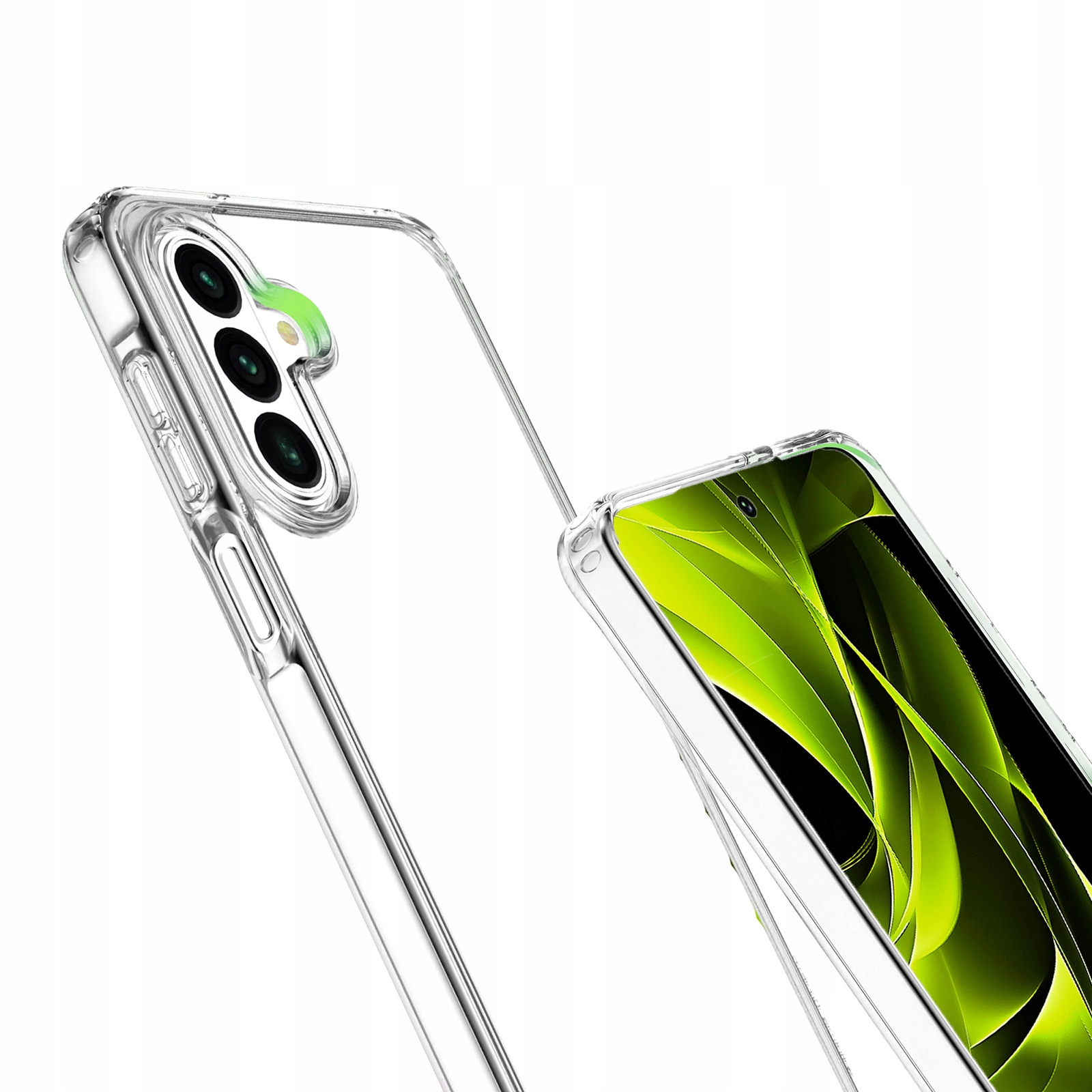 Przezroczysta konstrukcja, która podkreśla oryginalny design telefonu