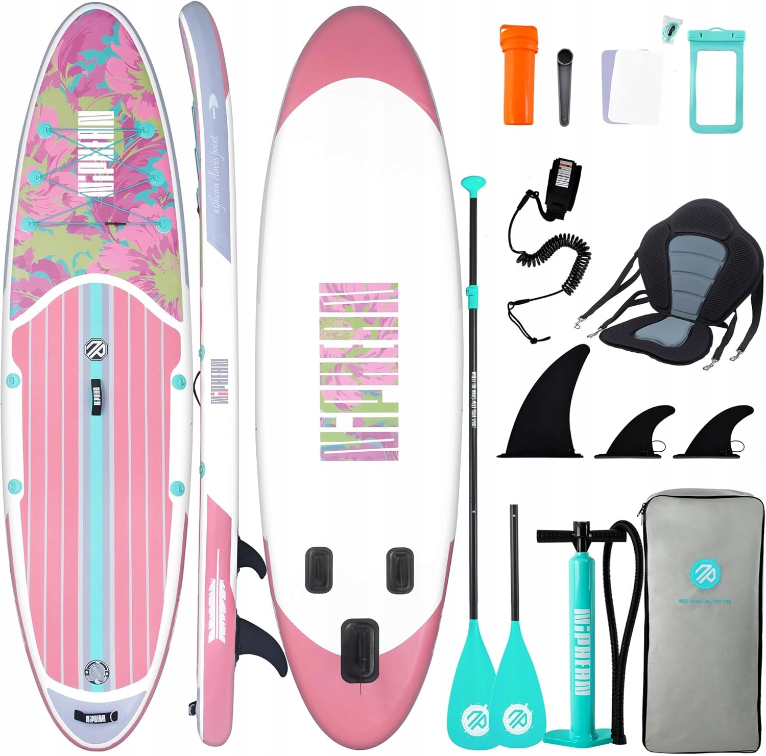 Kompletny zestaw akcesoriów do paddleboardingu
