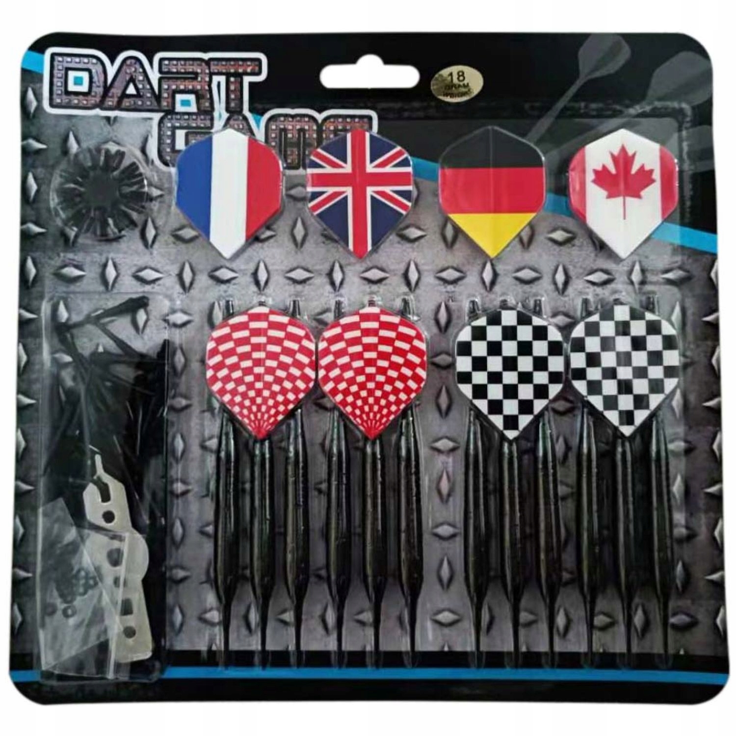 Lotki Rzutki do Gry w Darta MASTER Black 18g – Idealny zestaw dla każdego gracza