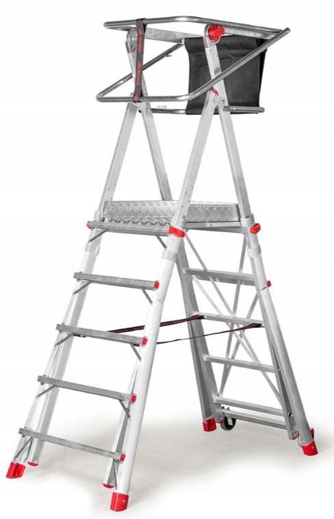 Drabina/Podest roboczy PLS5 130/238CM 5 stopni – Bezpieczne i wygodne rozwiązanie
