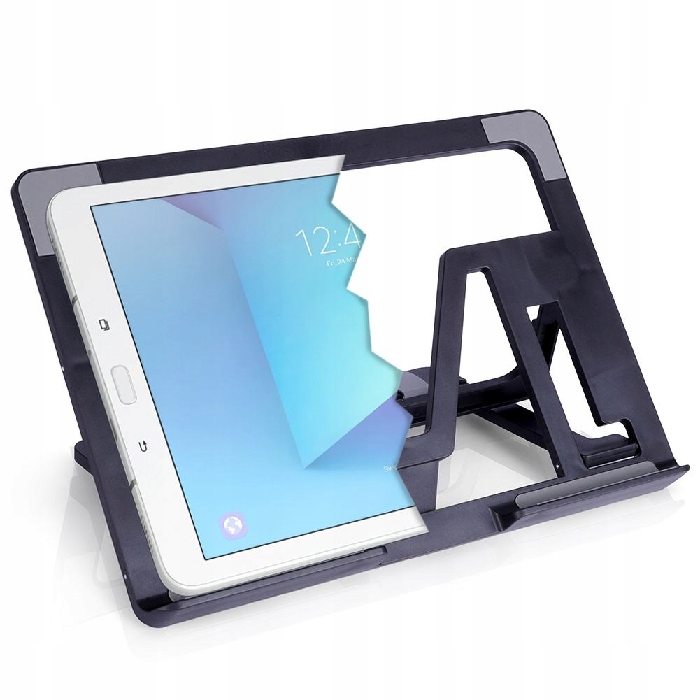 Stojak na tablet czarny 26x18,5 cm – Wygodne użytkowanie i nowoczesny design