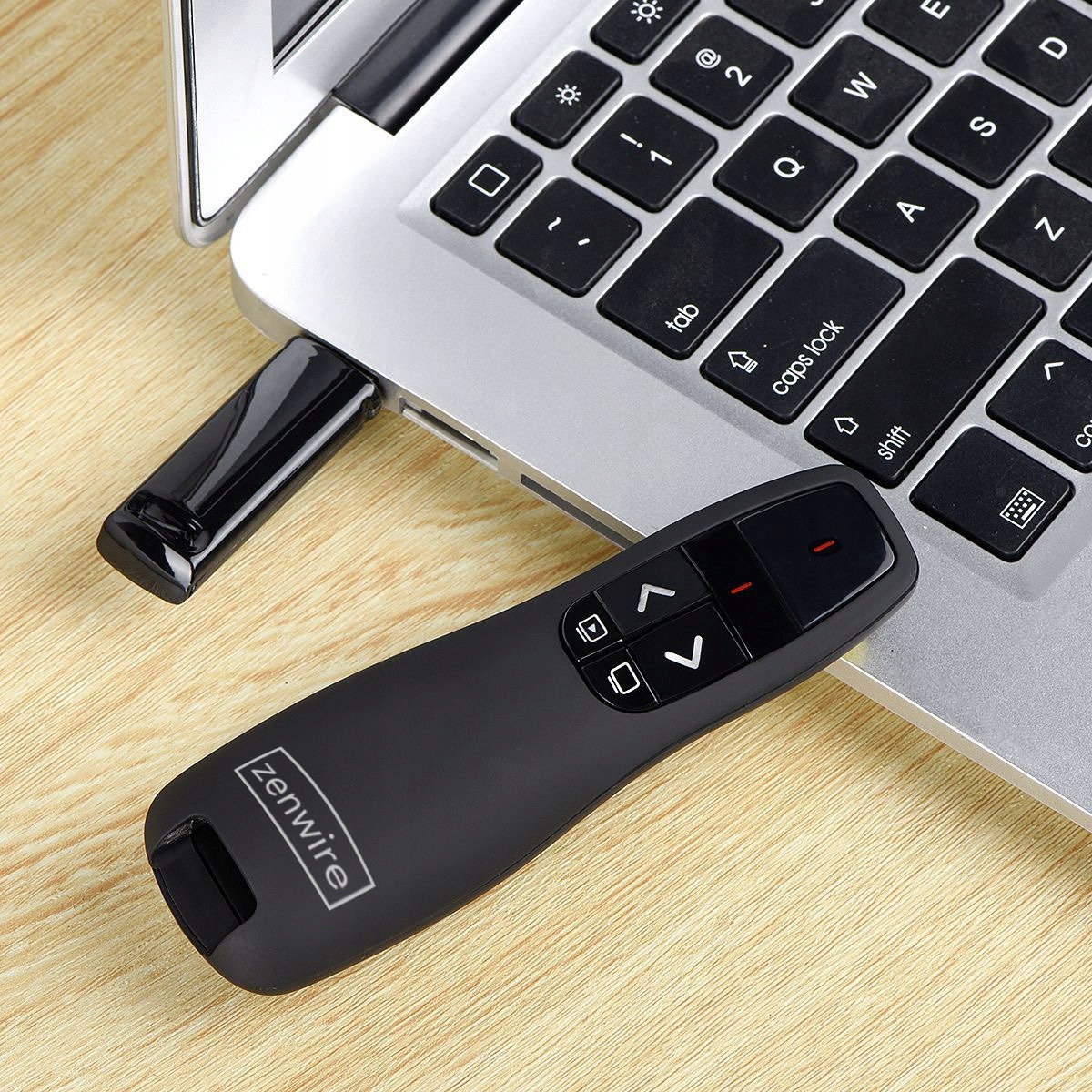 Zenwire Wskaźnik Laserowy Bezprzewodowy Pilot do Prezentacji Laser USB S15