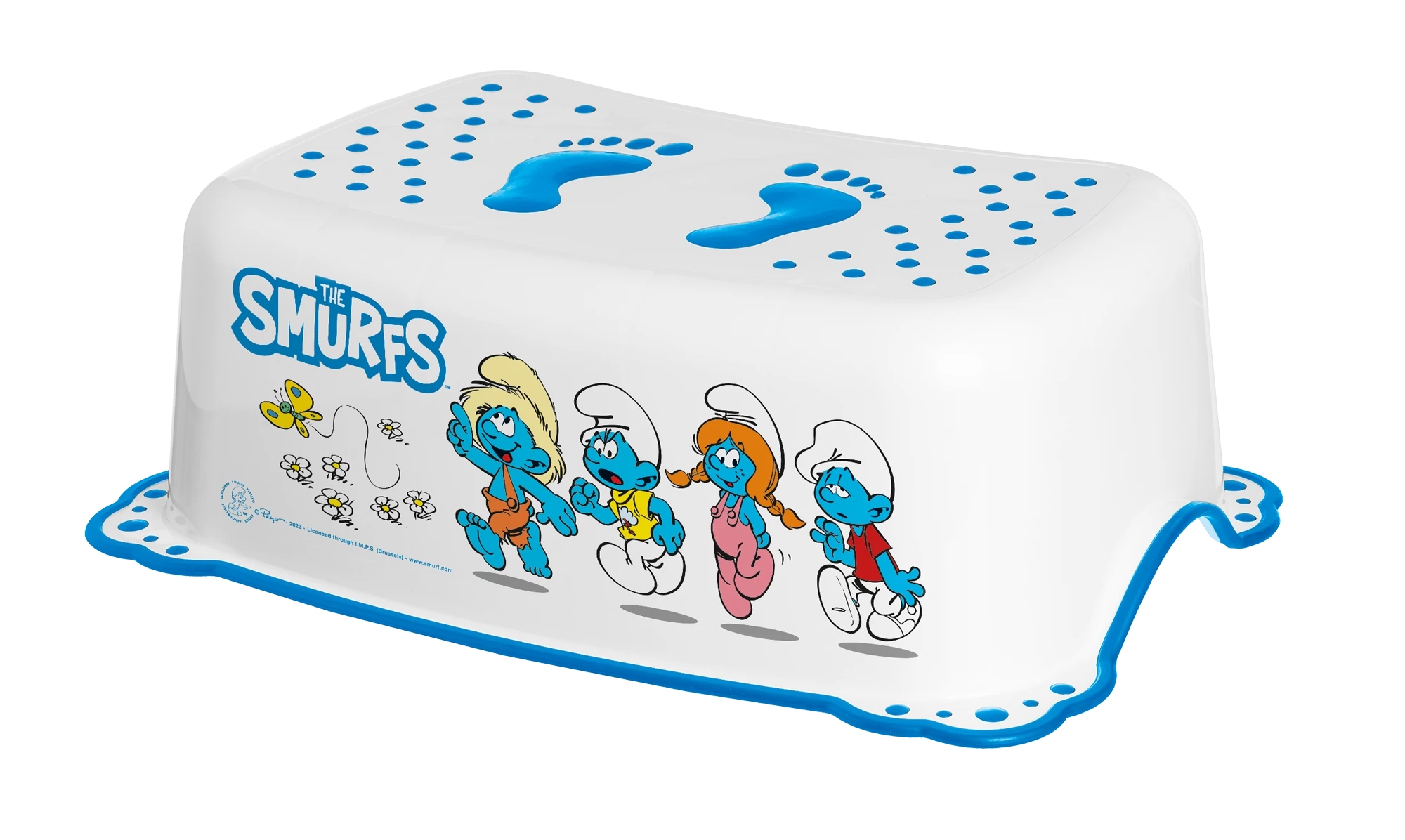 Maltex THE SMURFS Podeście z gumkami antypoślizgowymi – Bezpieczne i praktyczne rozwiązanie dla dzieci