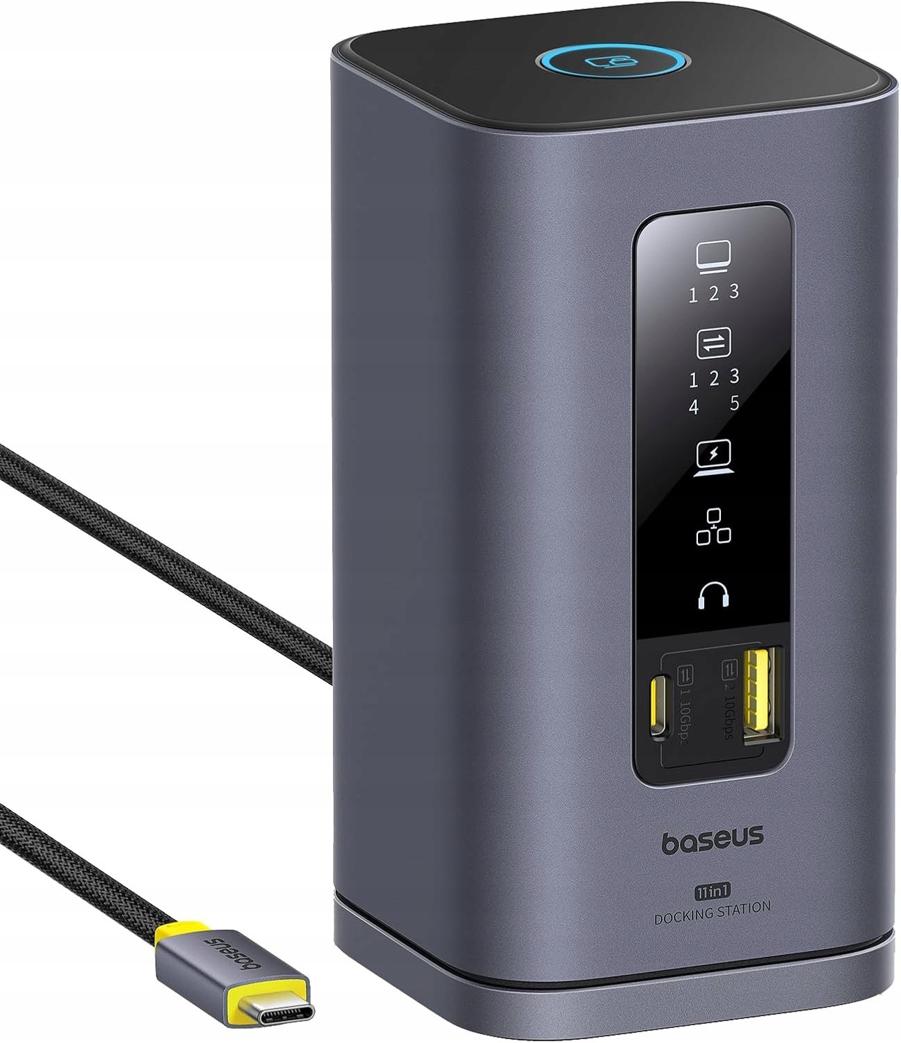 Baseus Spacemate Displaylink stacja dokująca USB C 11w1 100 W PD – Twoje centrum zarządzania