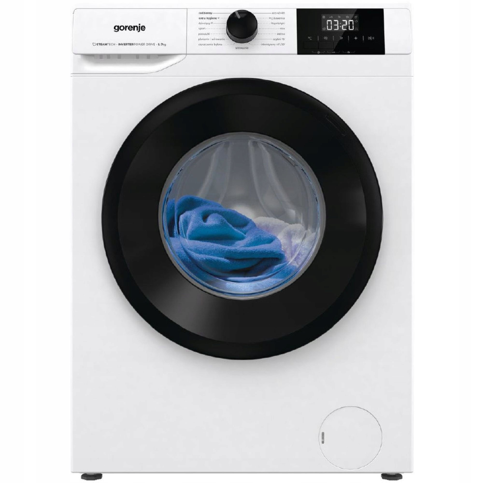 Pralka Gorenje W3NGPI72SBS – Wydajność i nowoczesny design