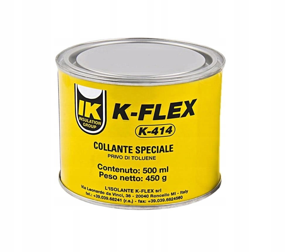 Klej K-FLEX K-414 – Idealne rozwiązanie do izolacji kauczukowej i polietylenowej