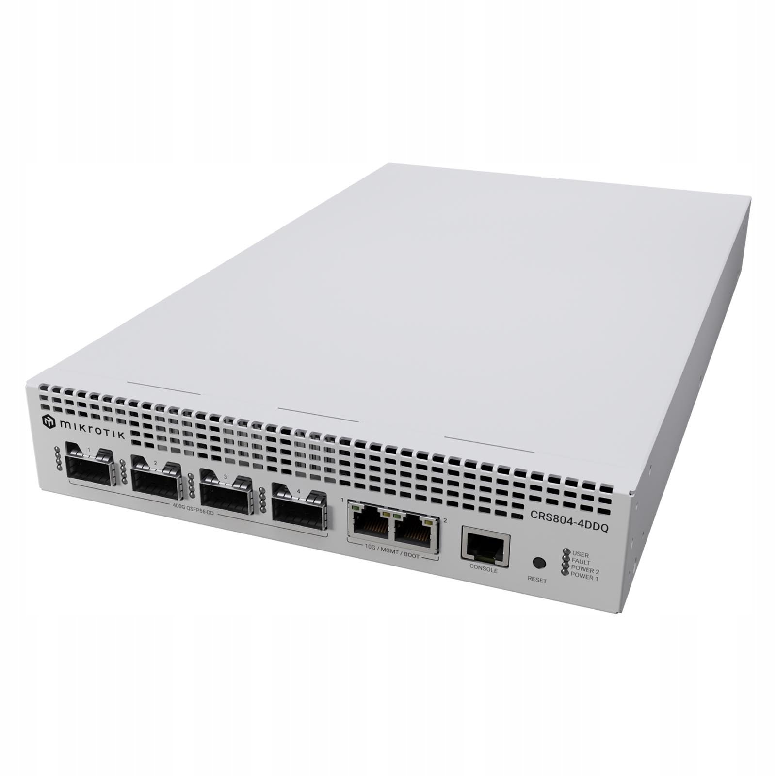 MikroTik CRS804-4DDQ-hRM – Wydajny Cloud Router Switch 400G