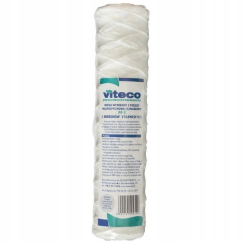 Viteco wkład sznurkowy SP 10/100 G8WFSP10-100 – Wydajność filtracji w Twoim domu