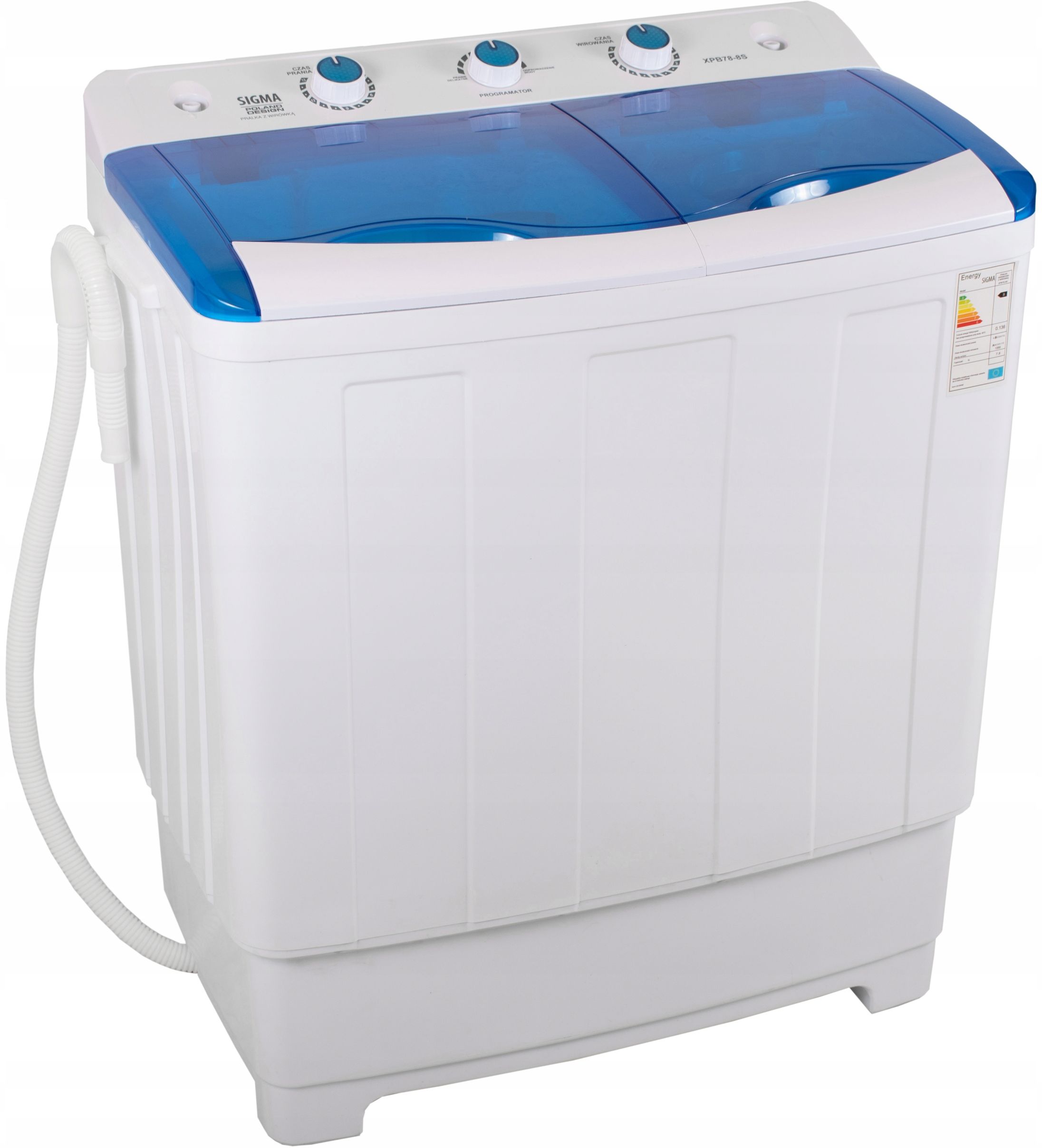 PRALKA WIRNIKOWA Z WIRÓWKĄ 8KG Z POMPĄ POJEMNA EKO EAN (GTIN) 5907718900262