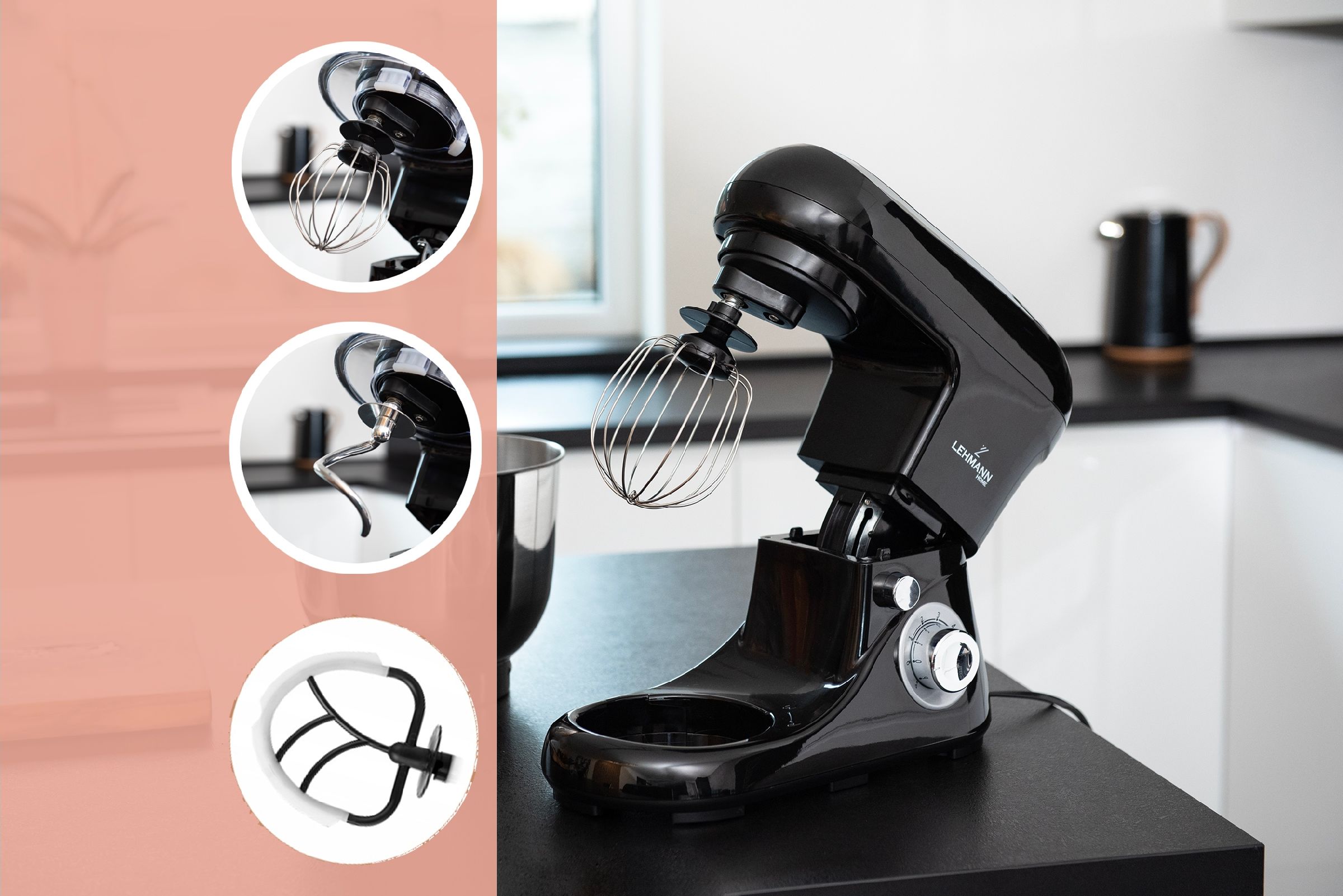 ROBOT KUCHENNY PLANETARNY MIKSER MOCNY 2200W 5L Model Pan-Keik V2