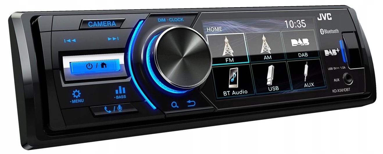 Radio samochodowe JVC KD-X561DBT – Nowoczesne audio w Twoim samochodzie
