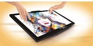 Monitor SmoothTouch charakteryzuje się naturalną, płynną reakcją na dotyk