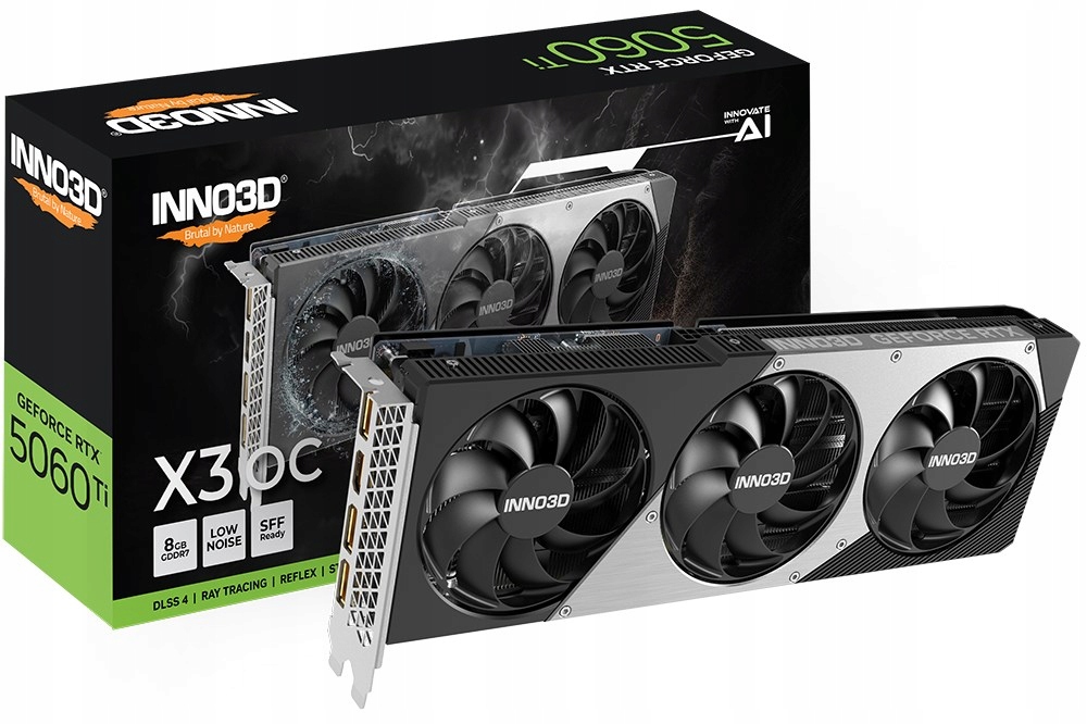 Karta graficzna INNO3D GeForce RTX 5060 Ti X3 OC 8GB – Nowa era wydajności graficznej
