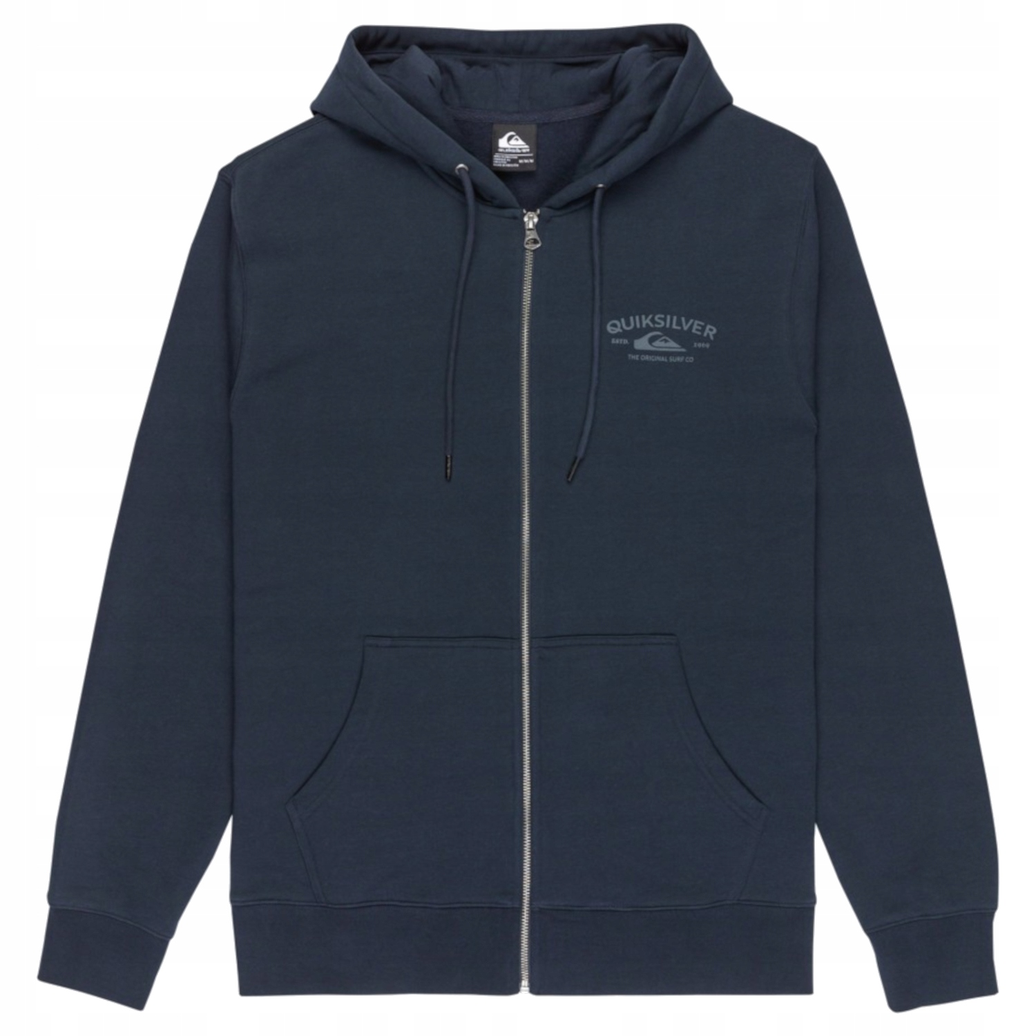 Męska bluza Quiksilver Chest Logo Zip Hoodie – Komfort i styl na co dzień